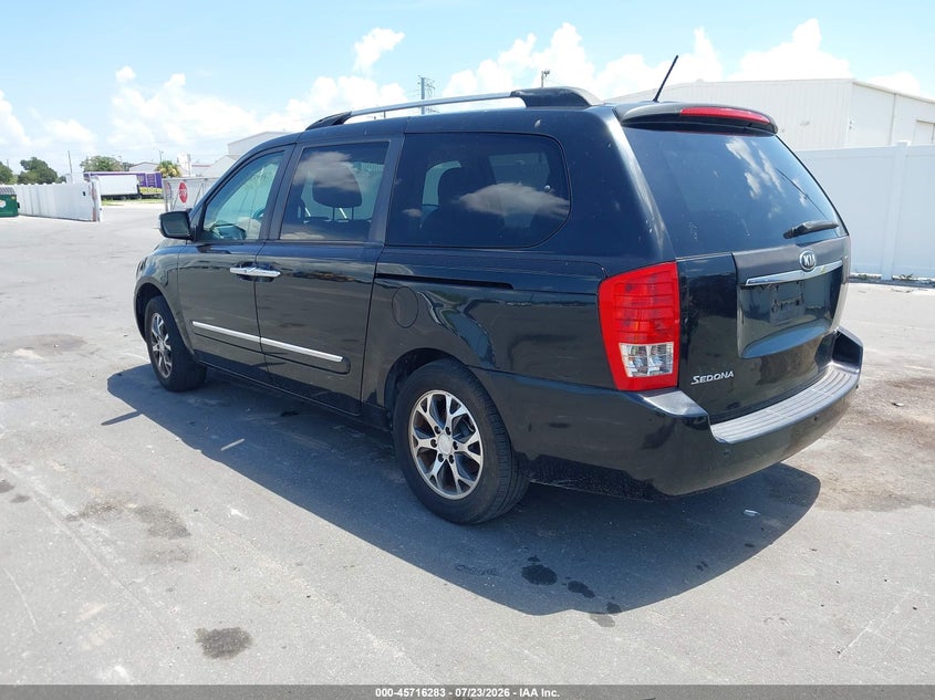 Vin: kndmh4c70e6552158, lot: 46214965, kia sedona ex 20143