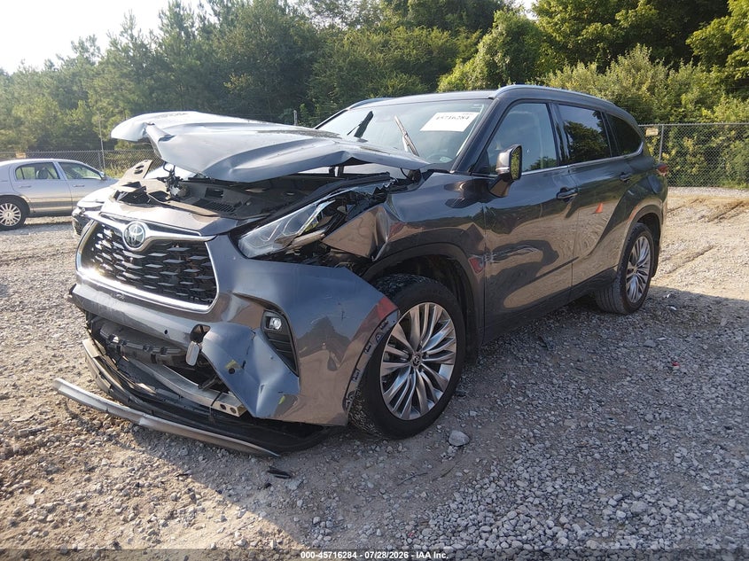 Vin: 5tdkdrah3rs536201, lot: 46214966, toyota highlander platinum 20242
