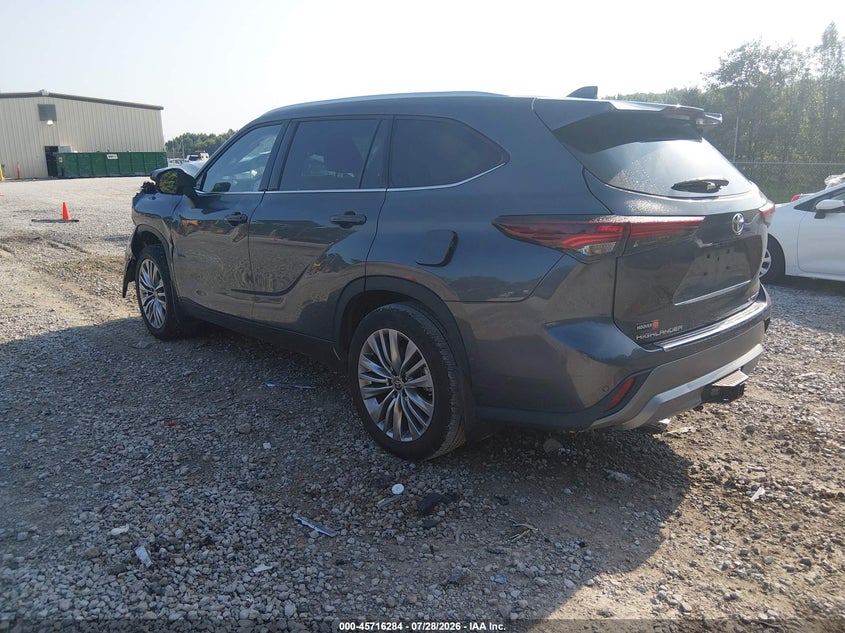 Vin: 5tdkdrah3rs536201, lot: 46214966, toyota highlander platinum 20243
