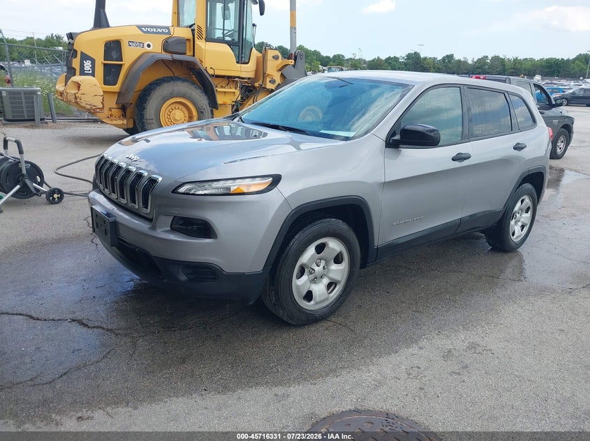 2016 Jeep Cherokee, Обычный износ, IAAI, VIN 1C4PJMAB7GW313864 — фото 2