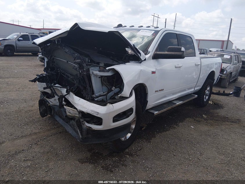 Vin: 3c6ur5dj2lg223364, lot: 46215015, ram 2500 lone star  4x4 6'4 box 20202