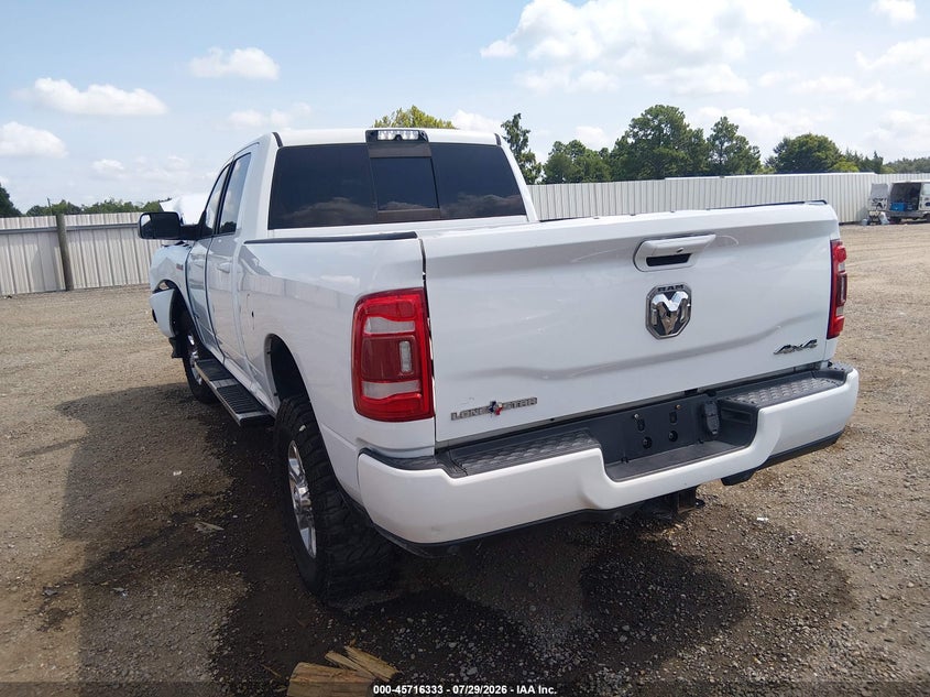 Vin: 3c6ur5dj2lg223364, lot: 46215015, ram 2500 lone star  4x4 6'4 box 20203