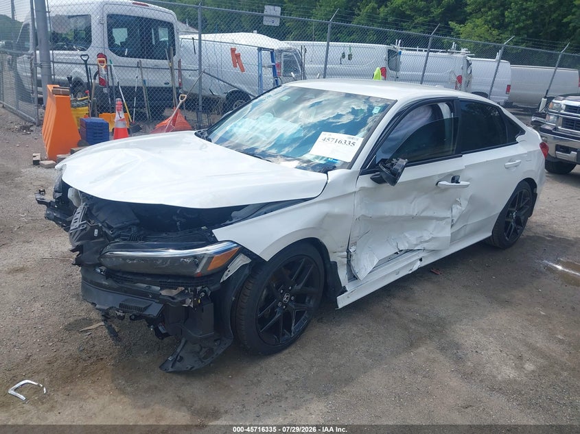 Vin: 2hgfe2f52rh574958, lot: 46215017, honda civic sport 20242