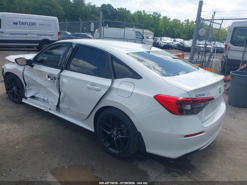 Vin: 2hgfe2f52rh574958, lot: 46215017, honda civic sport 20243