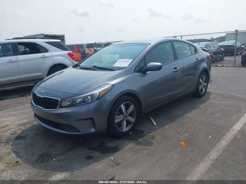 Vin: 3kpfl4a7xje219500, lot: 46215024, kia forte s 20182