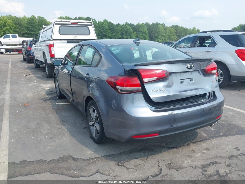 Vin: 3kpfl4a7xje219500, lot: 46215024, kia forte s 20183