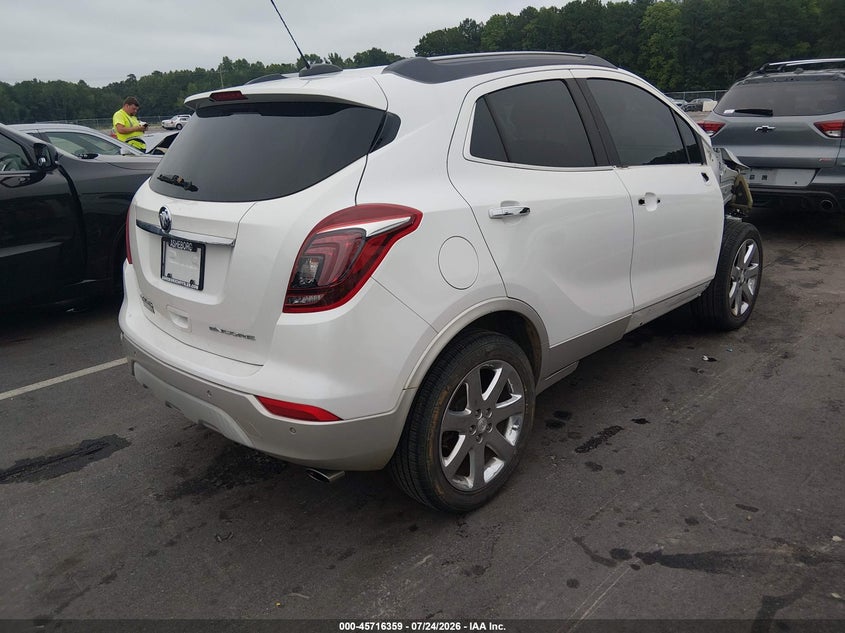 Vin: kl4cjdsb9hb013436, lot: 46215041, buick encore premium 20174
