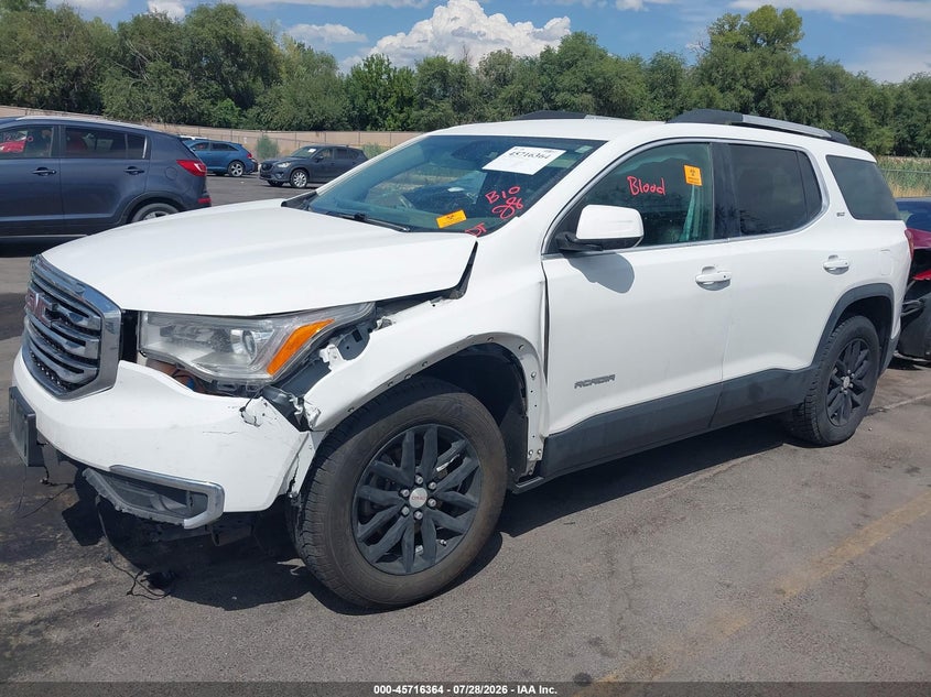 Vin: 1gkknuls1jz175809, lot: 46215046, gmc acadia slt-1 20182