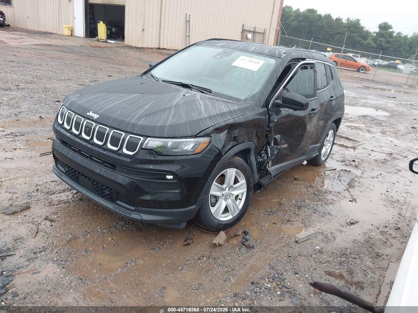 Vin: 3c4njcbb6nt139093, lot: 46215050, jeep compass latitude fwd 20222