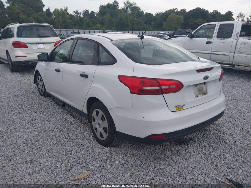 Vin: 1fadp3e26hl337877, lot: 46215051, ford focus s 20173