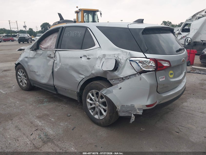 Vin: 2gnaxkev8m6125364, lot: 46215058, chevrolet equinox fwd lt 20213