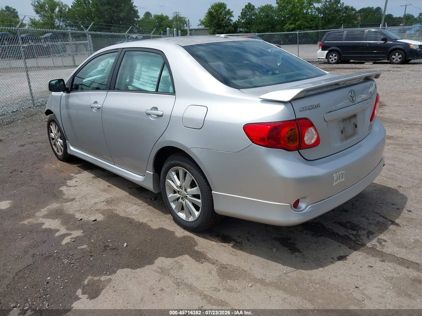 2009 TOYOTA COROLLA auction photo 3
