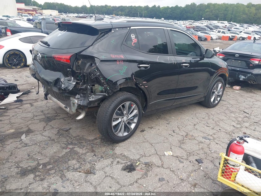 Vin: kl4mmds23pb146140, lot: 46215104, buick encore gx select fwd 20234