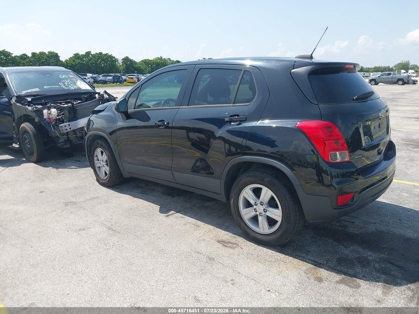 Vin: kl7cjksb3mb312163, lot: 46215132, chevrolet trax fwd ls 20213