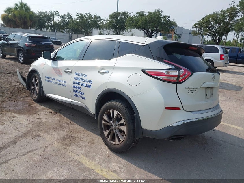 2017 NISSAN MURANO auction photo 3