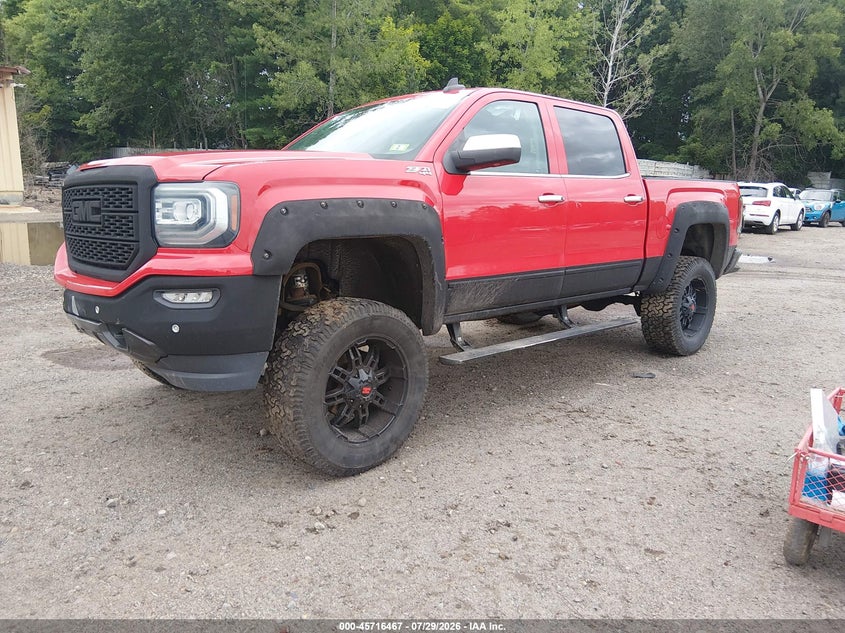 Vin: 3gtu2nec4gg268650, lot: 46215149, gmc sierra 1500 slt 20162