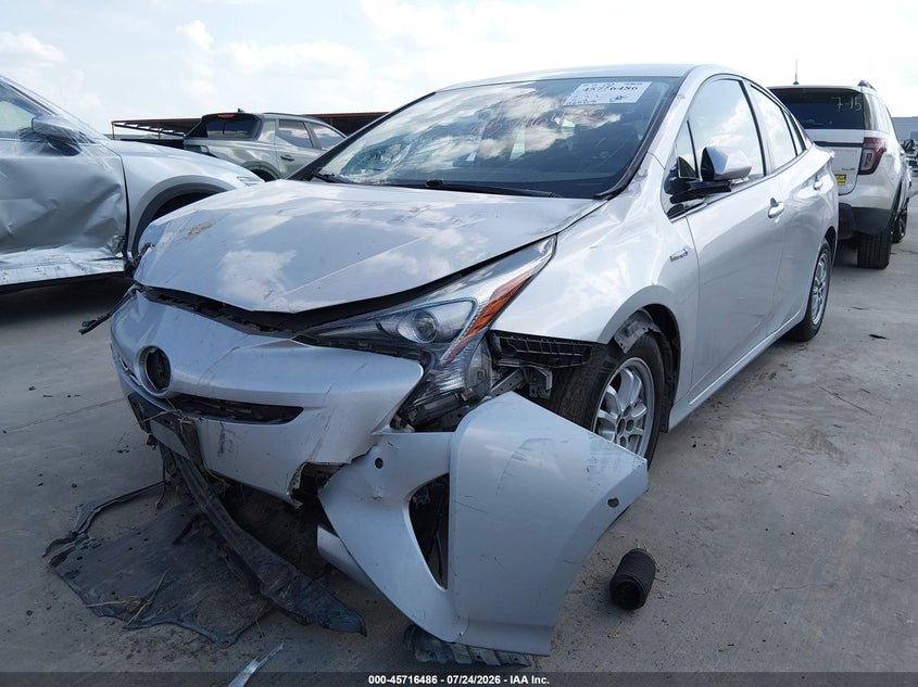 Vin: jtdkbrfu3j3590423, lot: 46215169, toyota prius two 20182