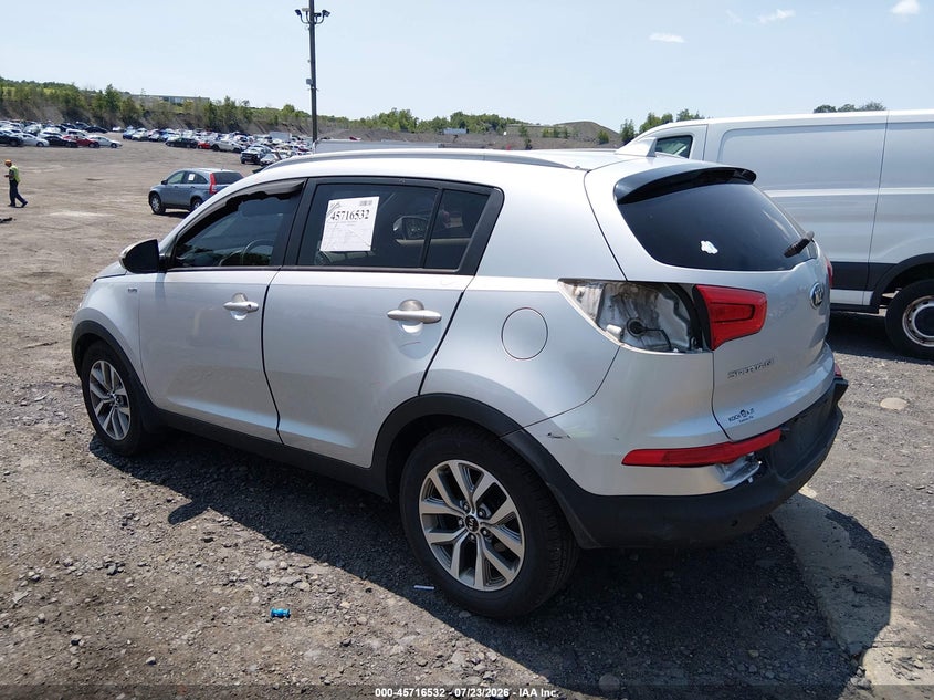 Vin: kndpbcac1e7647153, lot: 46215214, kia sportage lx 20143