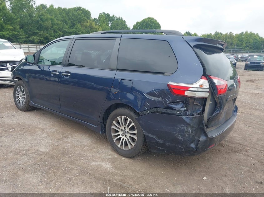 Vin: 5tdyz3dc4js909484, lot: 46215220, toyota sienna xle 8 passenger 20183