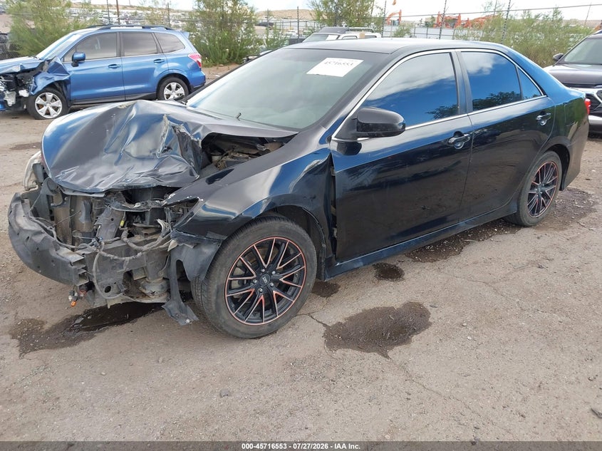 Vin: 4t1bf1fk8du236489, lot: 46215235, toyota camry se 20132