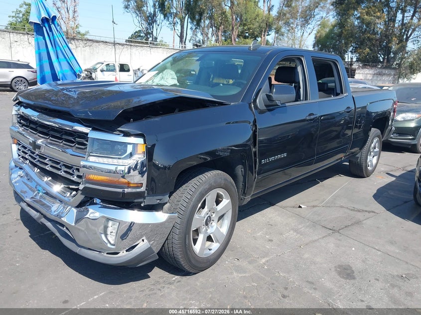Vin: 1gcpcrec2jf232076, lot: 46215274, chevrolet silverado 1500 1lt 20182