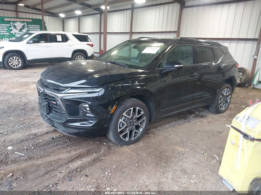 Vin: 3gnkbkrs1ss206028, lot: 46215284, chevrolet blazer awd rs 20252