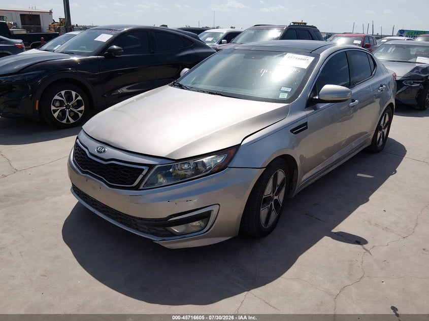 Vin: knagm4ad8c5024725, lot: 46215287, kia optima hybrid ex 20122