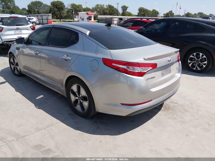 Vin: knagm4ad8c5024725, lot: 46215287, kia optima hybrid ex 20123