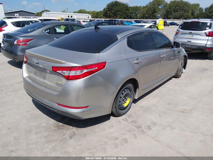 Vin: knagm4ad8c5024725, lot: 46215287, kia optima hybrid ex 20124