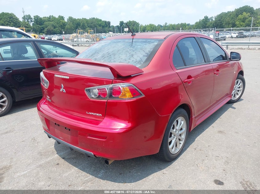 Vin: ja32u2fu8du001767, lot: 46215298, mitsubishi lancer es 20134