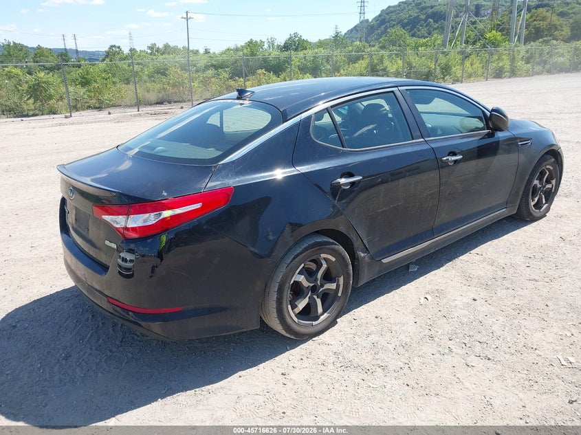 Vin: knagm4ad9b5008242, lot: 46215308, kia optima hybrid ex 20114