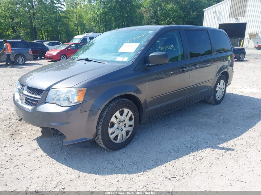Vin: 2c4rdgbg1hr776850, lot: 46215321, dodge grand caravan se 20172