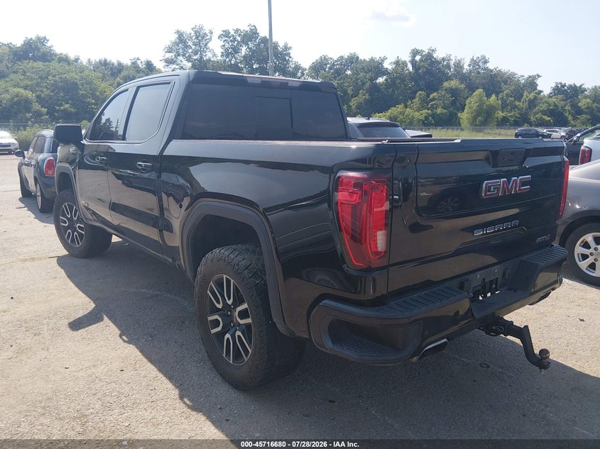 Vin: 3gtu9eet9mg309281, lot: 46215362, gmc sierra 1500 4wd  short box at4 20213