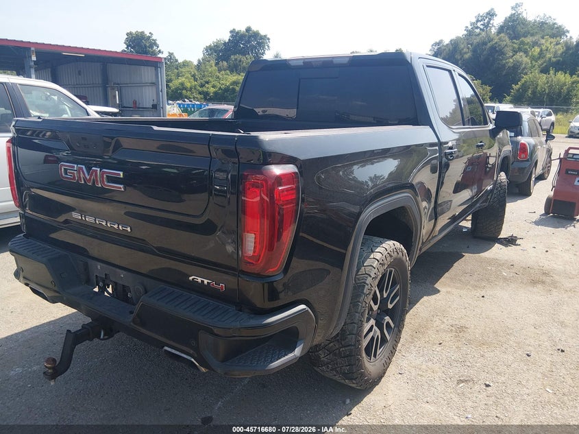 Vin: 3gtu9eet9mg309281, lot: 46215362, gmc sierra 1500 4wd  short box at4 20214