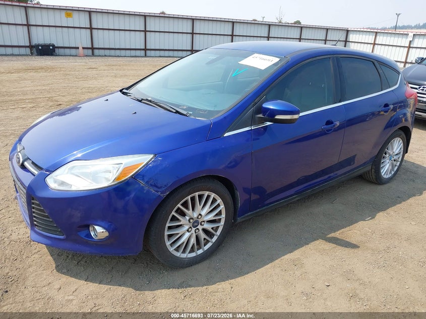 Vin: 1fahp3m23cl427029, lot: 46215375, ford focus sel 20122
