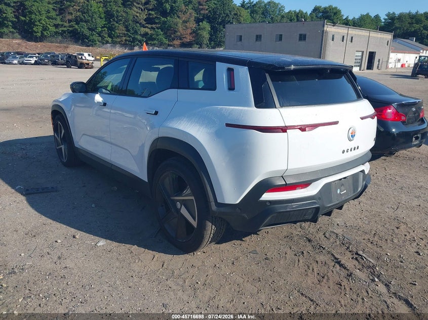 Vin: vcf1zbu20pg005945, lot: 46215380, fisker ocean one 20233