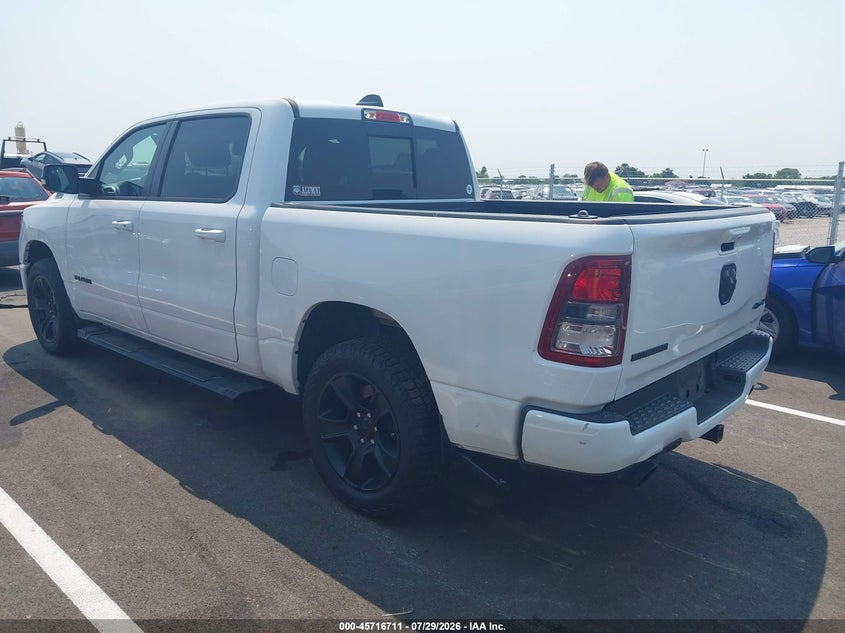 Vin: 1c6srfft4mn586902, lot: 46215393, ram 1500 big horn  4x4 5'7 box 20213