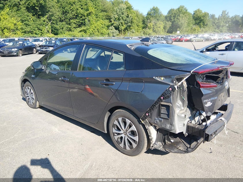 Vin: jtdkamfp5m3184096, lot: 46215398, toyota prius prime xle 20213