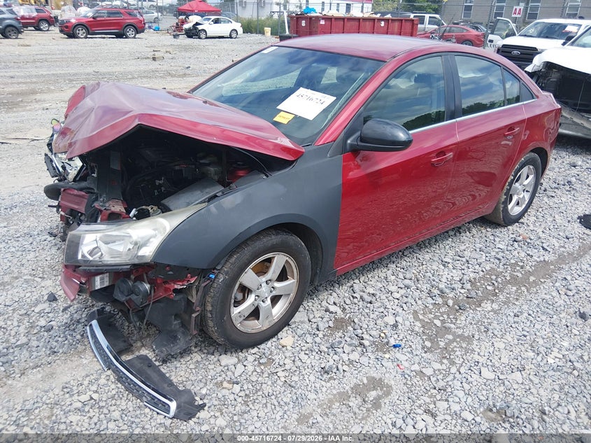 Vin: 1g1pf5sc4c7245938, lot: 46215406, chevrolet cruze 1lt 20122