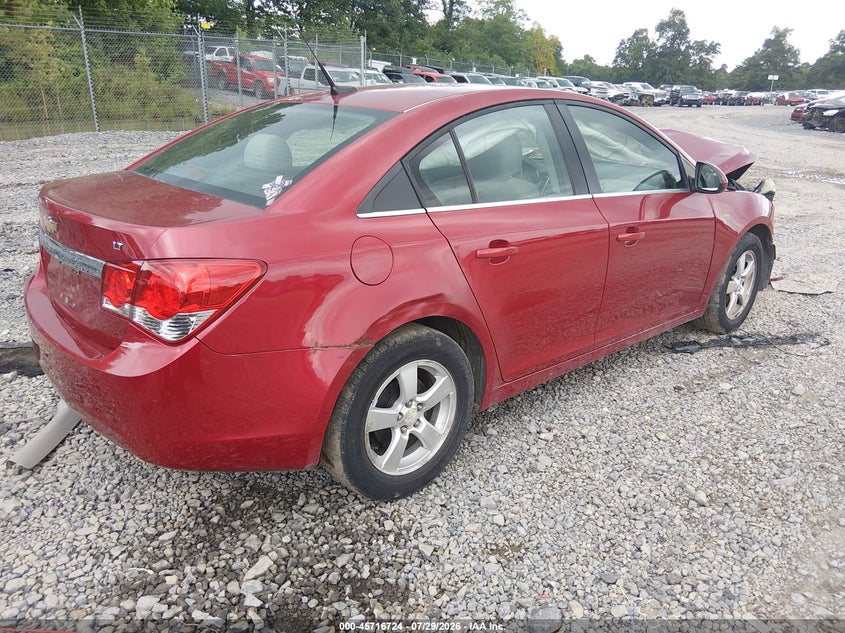 Vin: 1g1pf5sc4c7245938, lot: 46215406, chevrolet cruze 1lt 20124