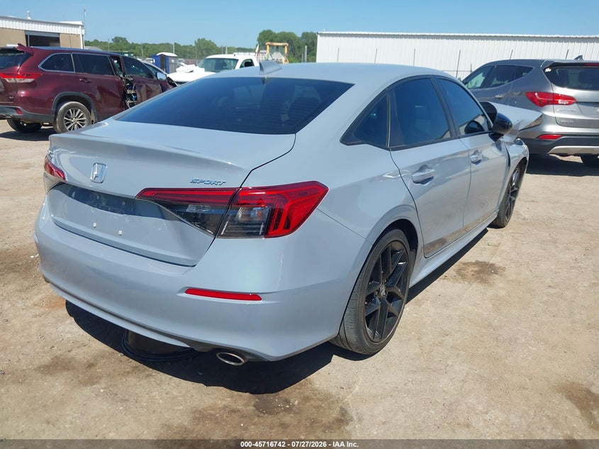 Vin: 2hgfe2f55rh545566, lot: 46215424, honda civic sport 20244