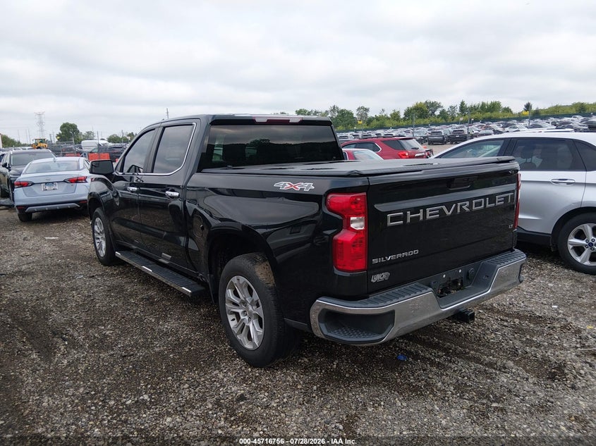 Vin: 1gcpydek8kz336910, lot: 46215438, chevrolet silverado 1500 lt 20193