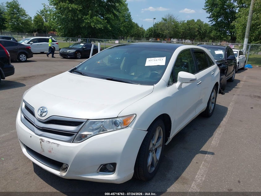 Vin: 4t3bk3bb7eu105009, lot: 46215445, toyota venza xle v6 20142