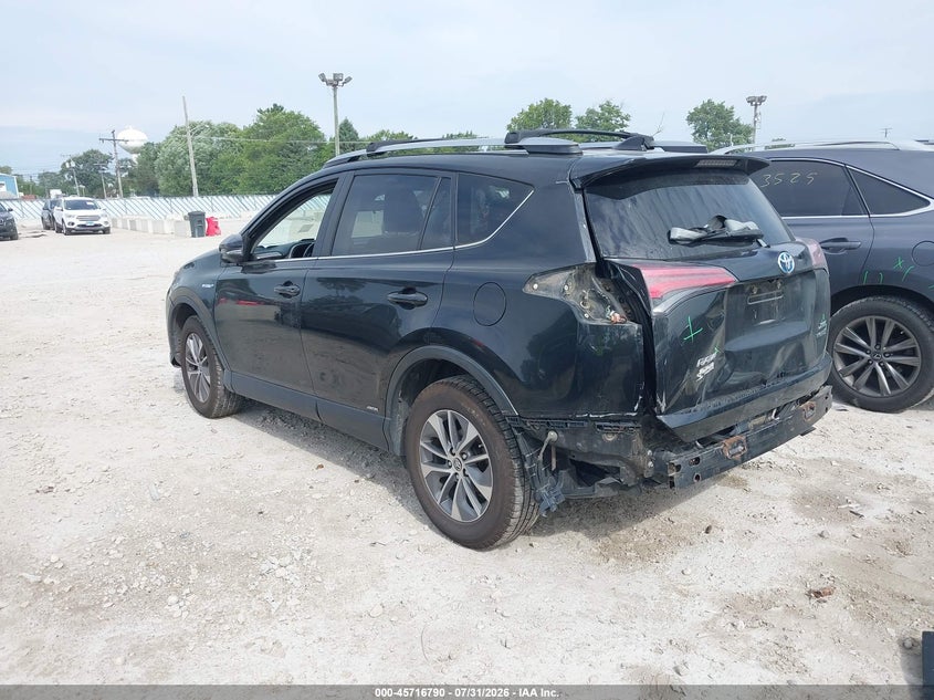 Vin: jtmrjrev2jd178158, lot: 46215472, toyota rav4 hybrid xle 20183