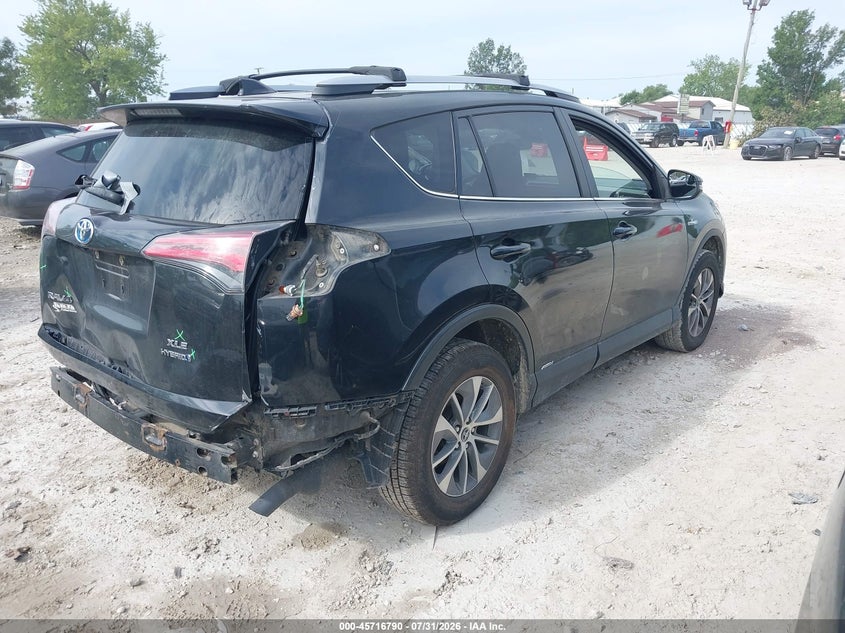 Vin: jtmrjrev2jd178158, lot: 46215472, toyota rav4 hybrid xle 20184