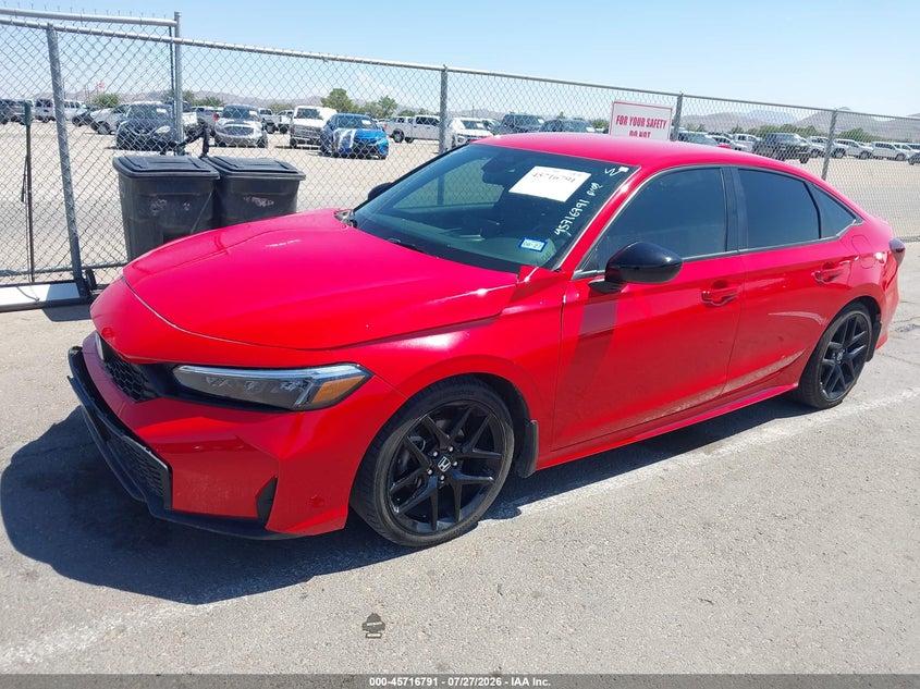 Vin: 2hgfe2f59th500301, lot: 46215473, honda civic sport 20262