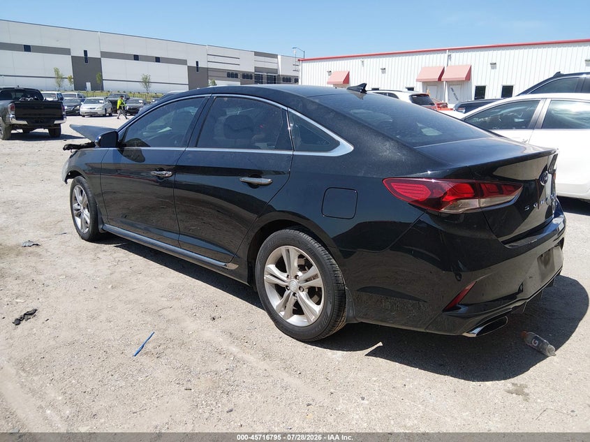 Vin: 5npe34af5kh763662, lot: 46215477, hyundai sonata sport 20193