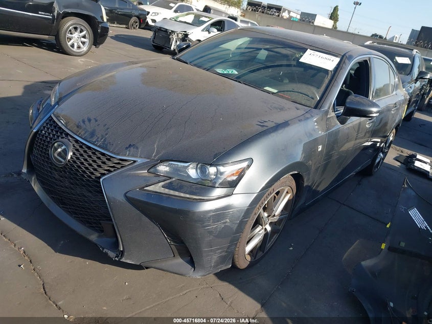 Vin: jthbz1bl2ka018880, lot: 46215486, lexus gs 350 f sport 20192