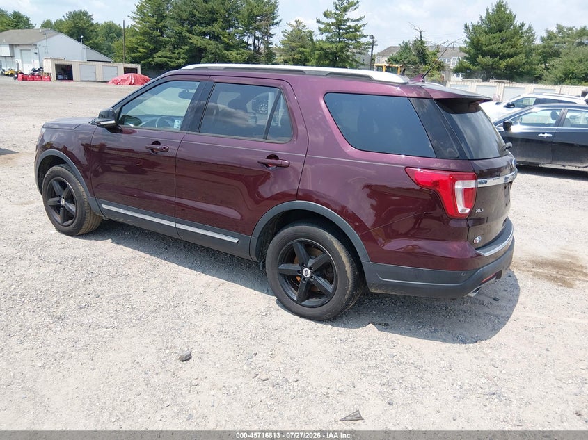 Vin: 1fm5k7dh4jgc21744, lot: 46215495, ford explorer xlt 20183