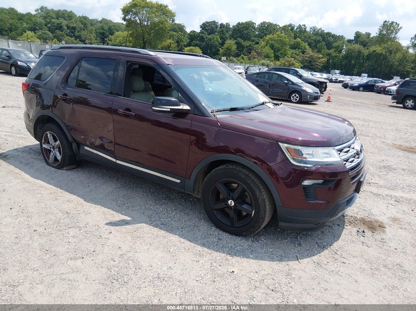 2018 FORD EXPLORER auction photo 1
